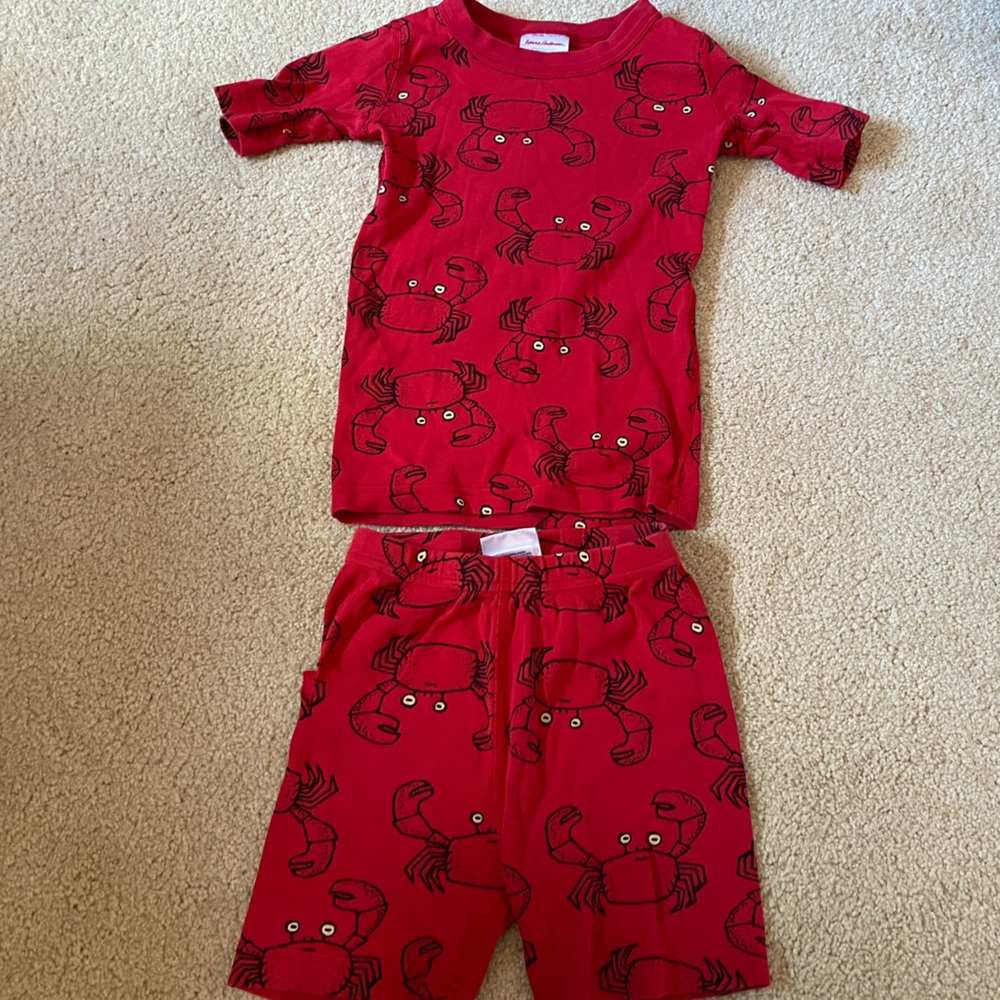 Hanna Andersson Crab Pajama Set 110 (5)